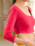 Coral Pink Stretchy Blouse